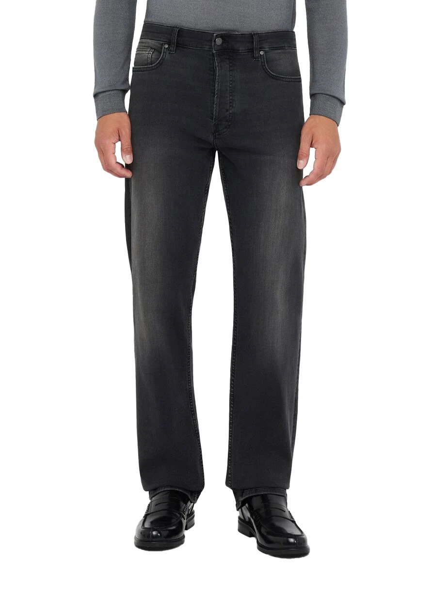 Straight-leg Cotton Denim Jeans Gallery