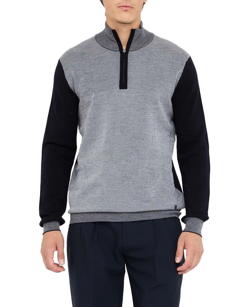 Wool Sweater With Zip Gallery