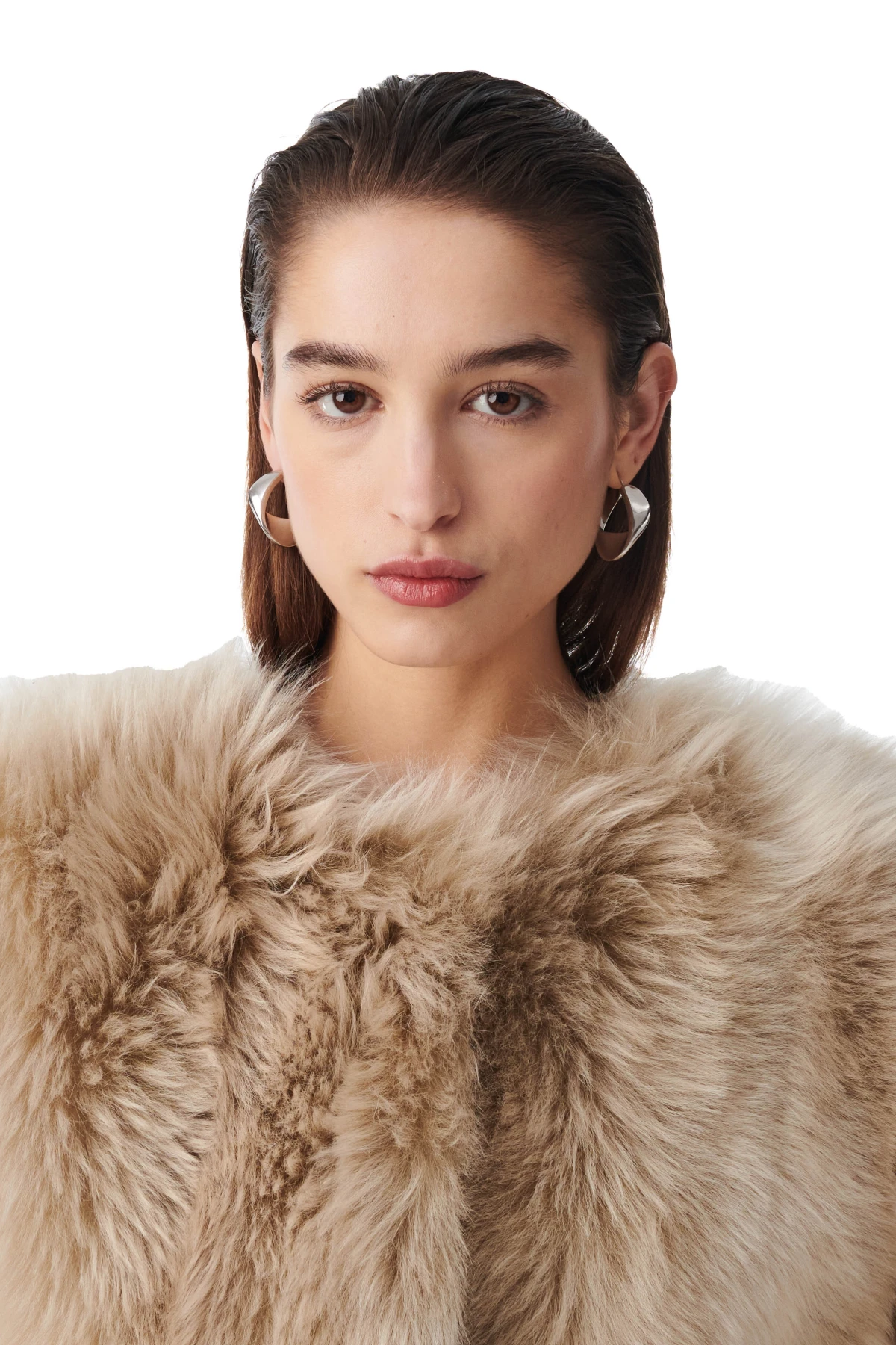 CROPPED SHEARLING JACKET Gallery