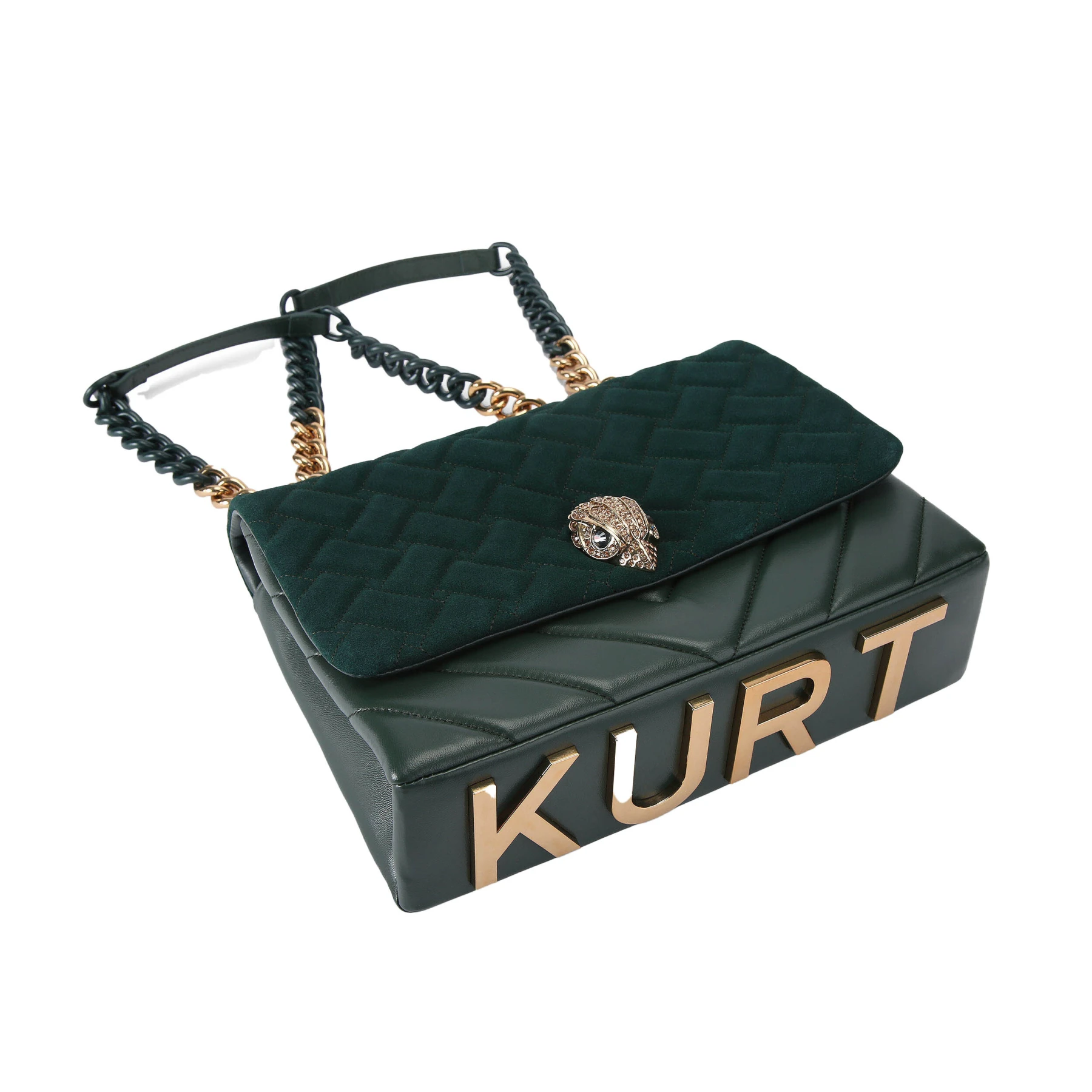 Large Kensington Suede Leather Shoulder Bag Gallery