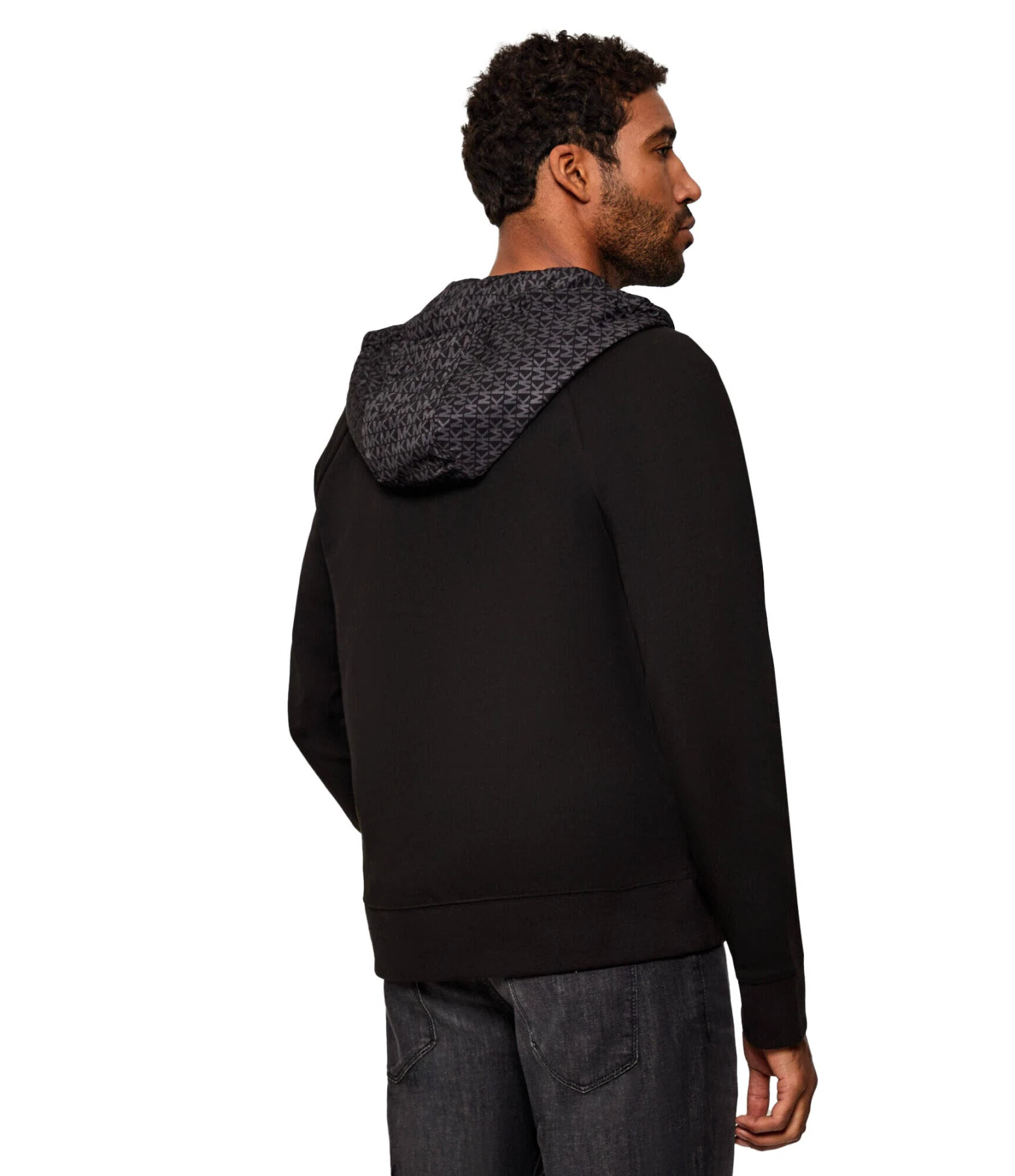 Allover-Logo Panel Full Zip Jacket  Gallery