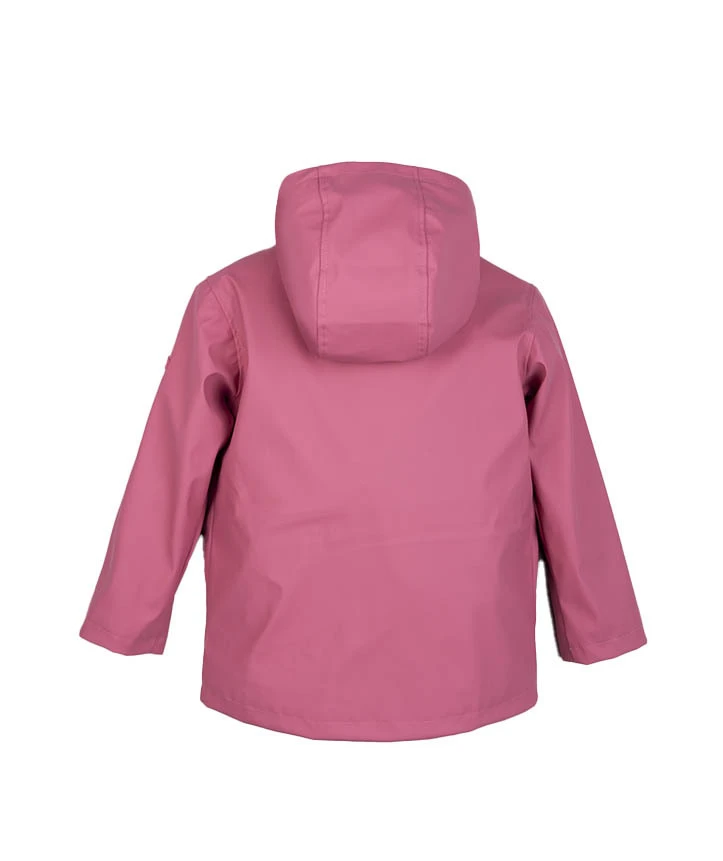 Hooded Raincoat with Striped Lining Gallery