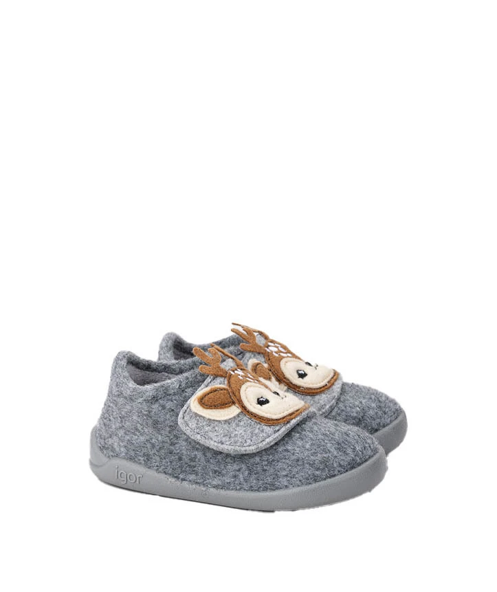 Deer Face Slippers with Antlers Gallery