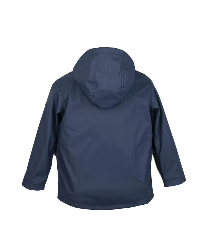 Hooded Raincoat with Striped Lining Gallery