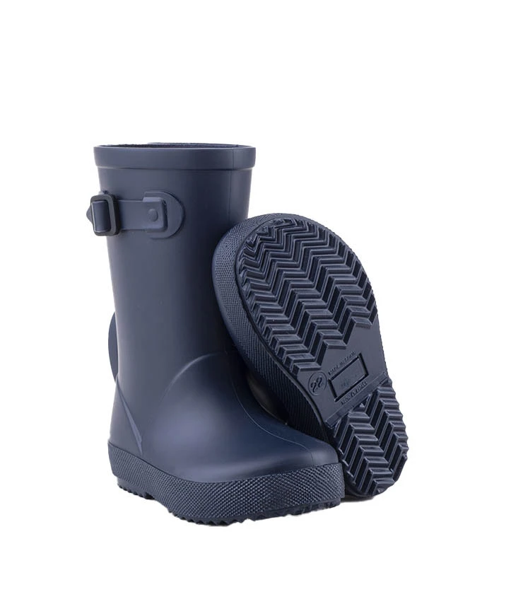 Mid-Calf Rain Boots with Buckle Detail Gallery