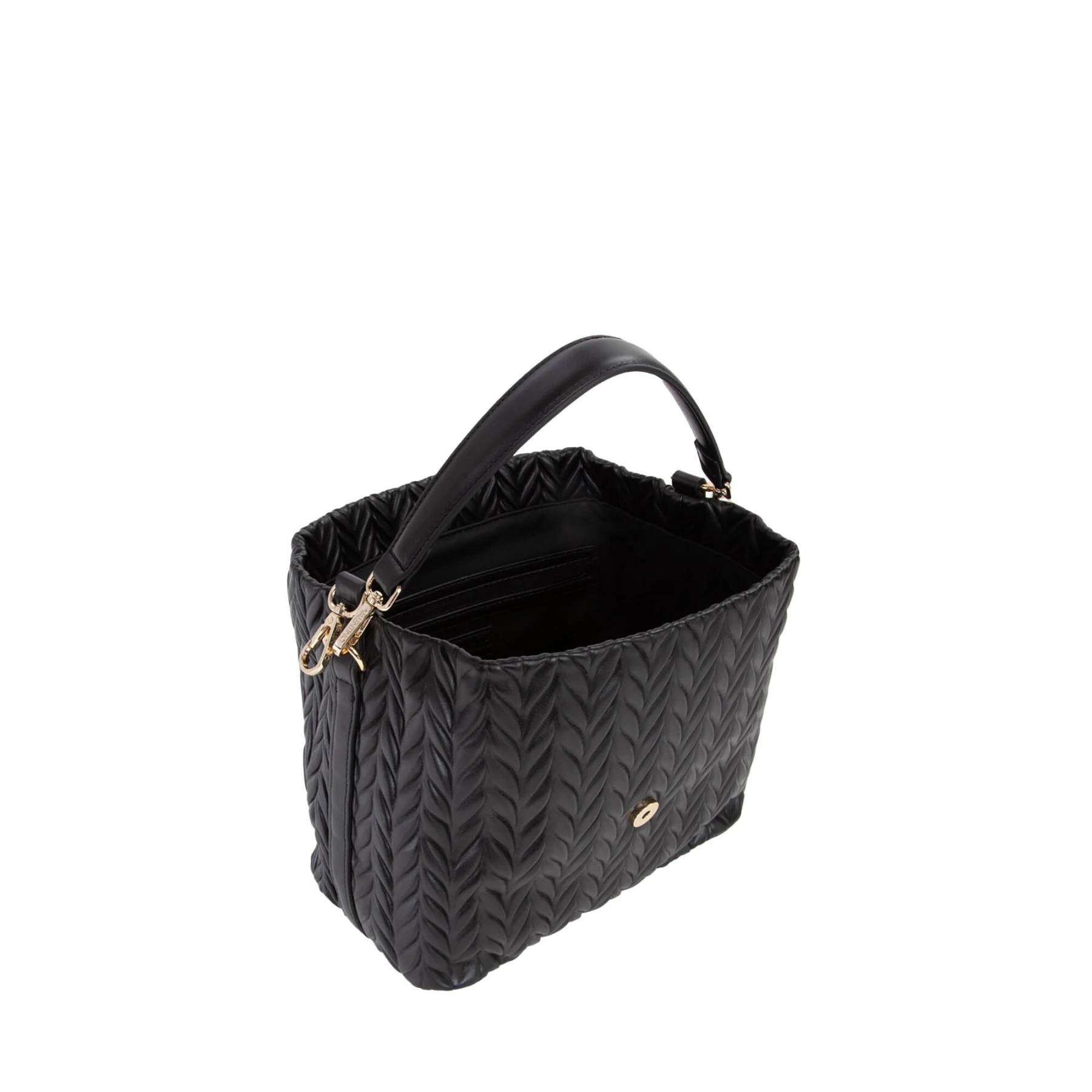 Chevron Quilt Tote Bag with Crossbody Strap Gallery