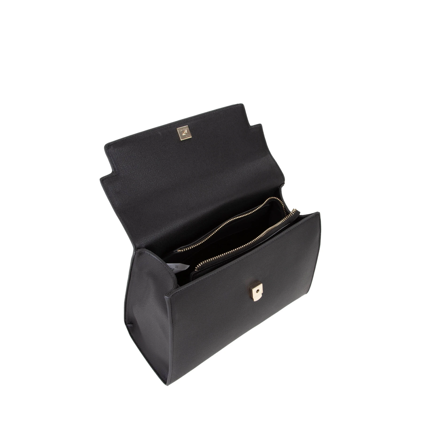 Leather Top-Handle Bag with Crossbody Strap Gallery