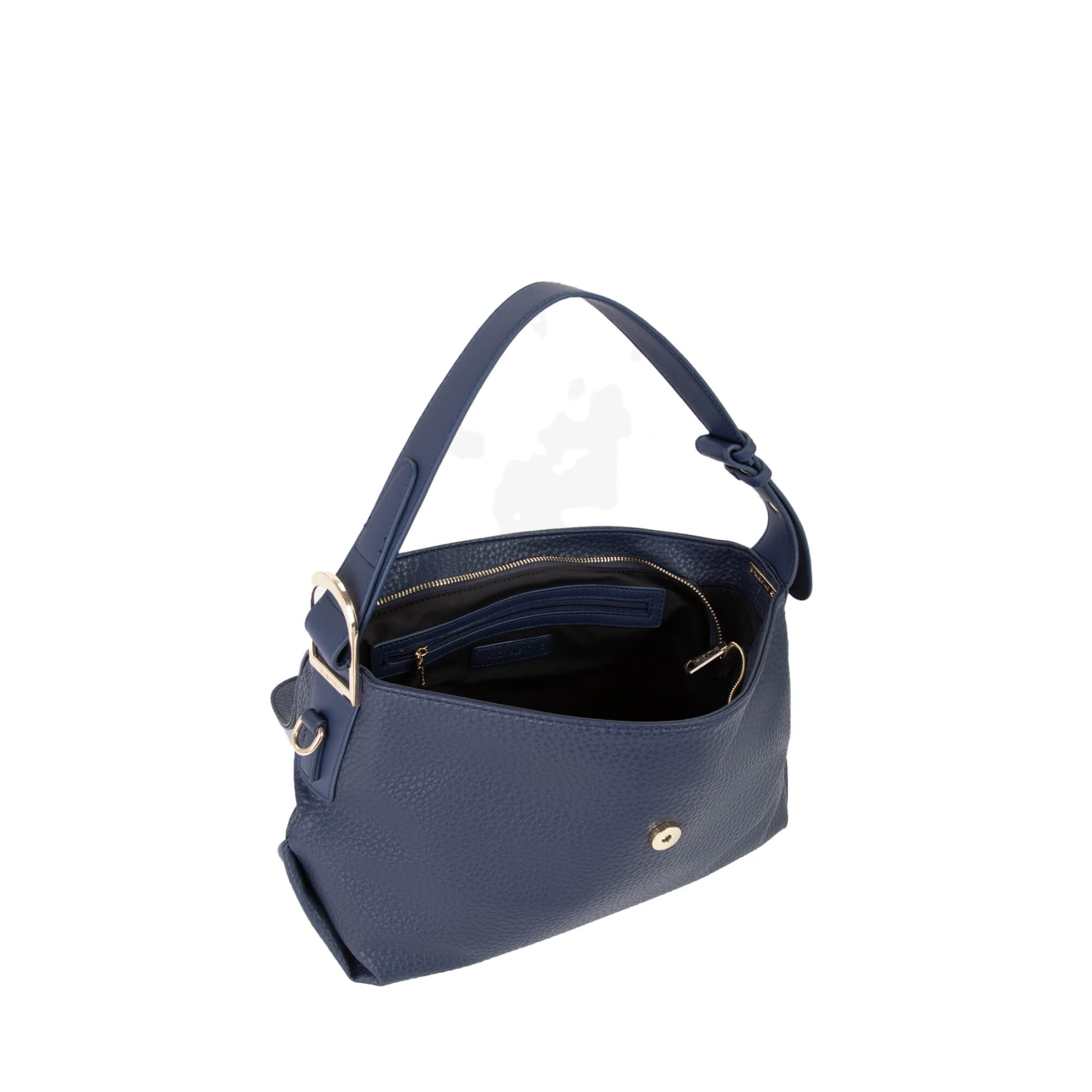 Grained Faux Leather Flap Shoulder Bag Gallery