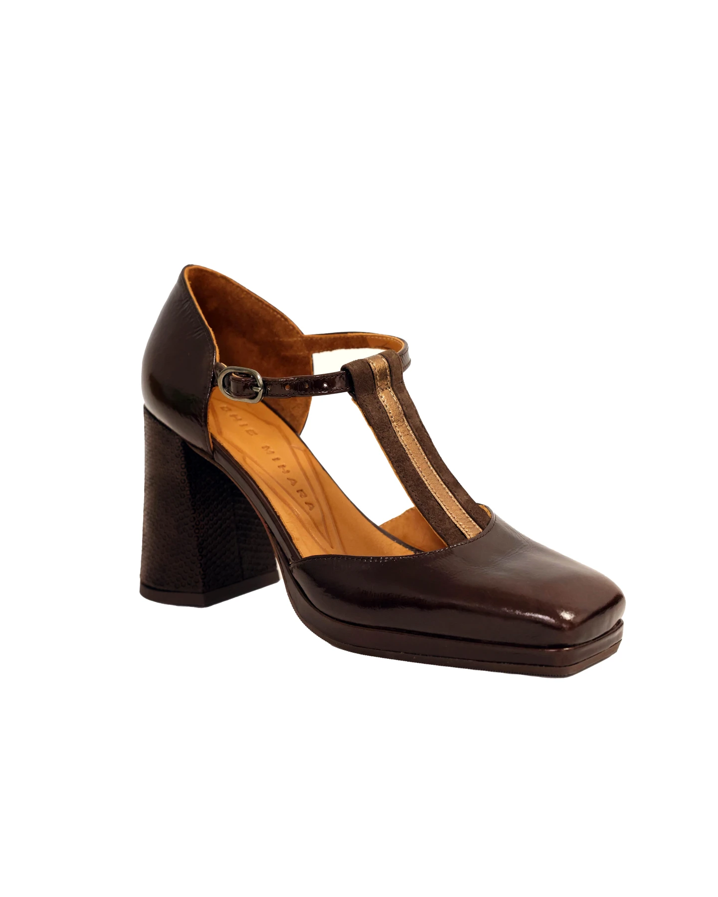T-Strap Mary Jane Pump With A Chunky Block Heel Gallery