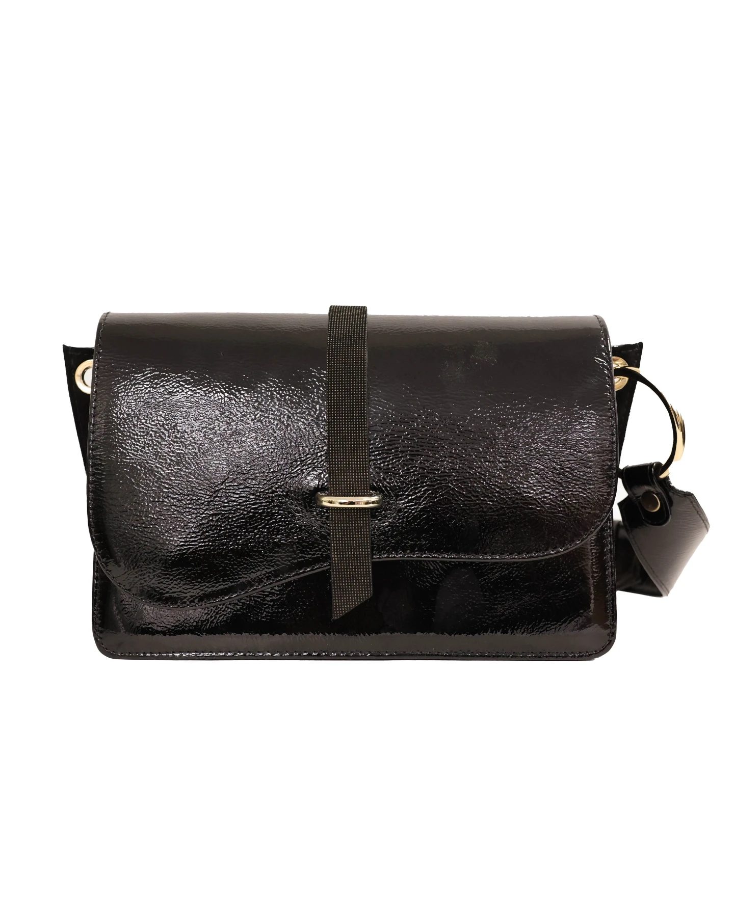 Boxy Printed Leather Crossbody Bag Gallery