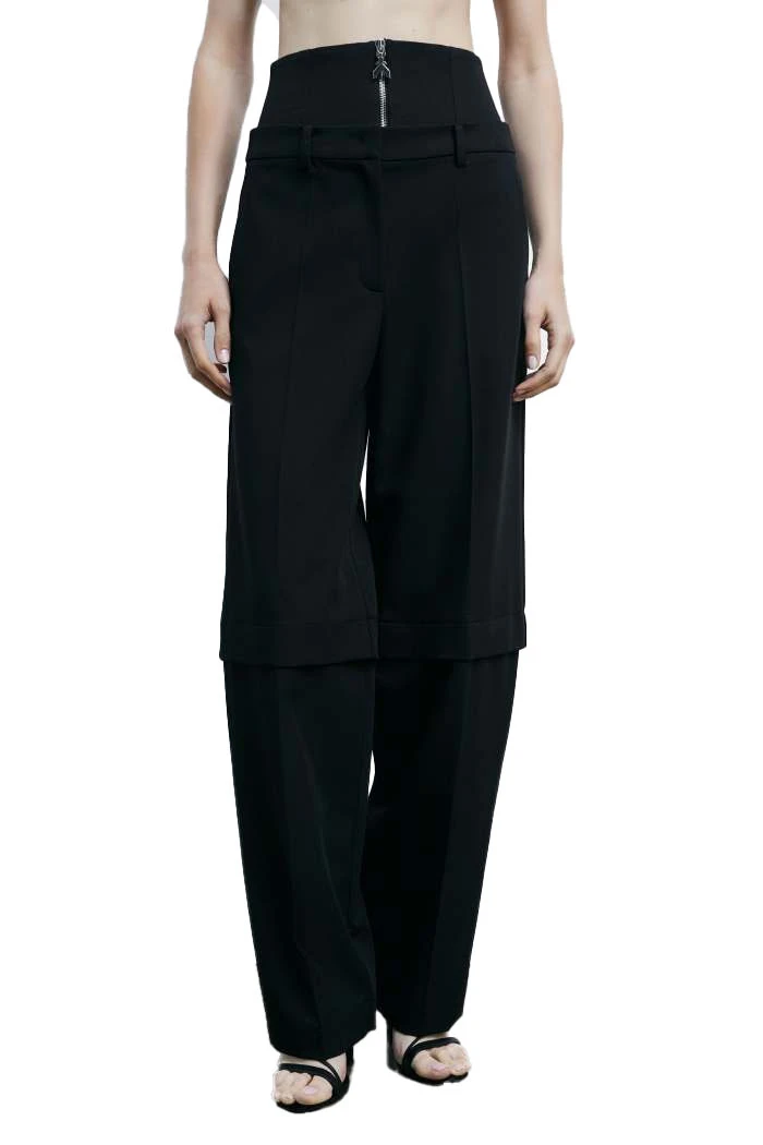  Relaxed Fit High Waist Baggy Trousers Gallery