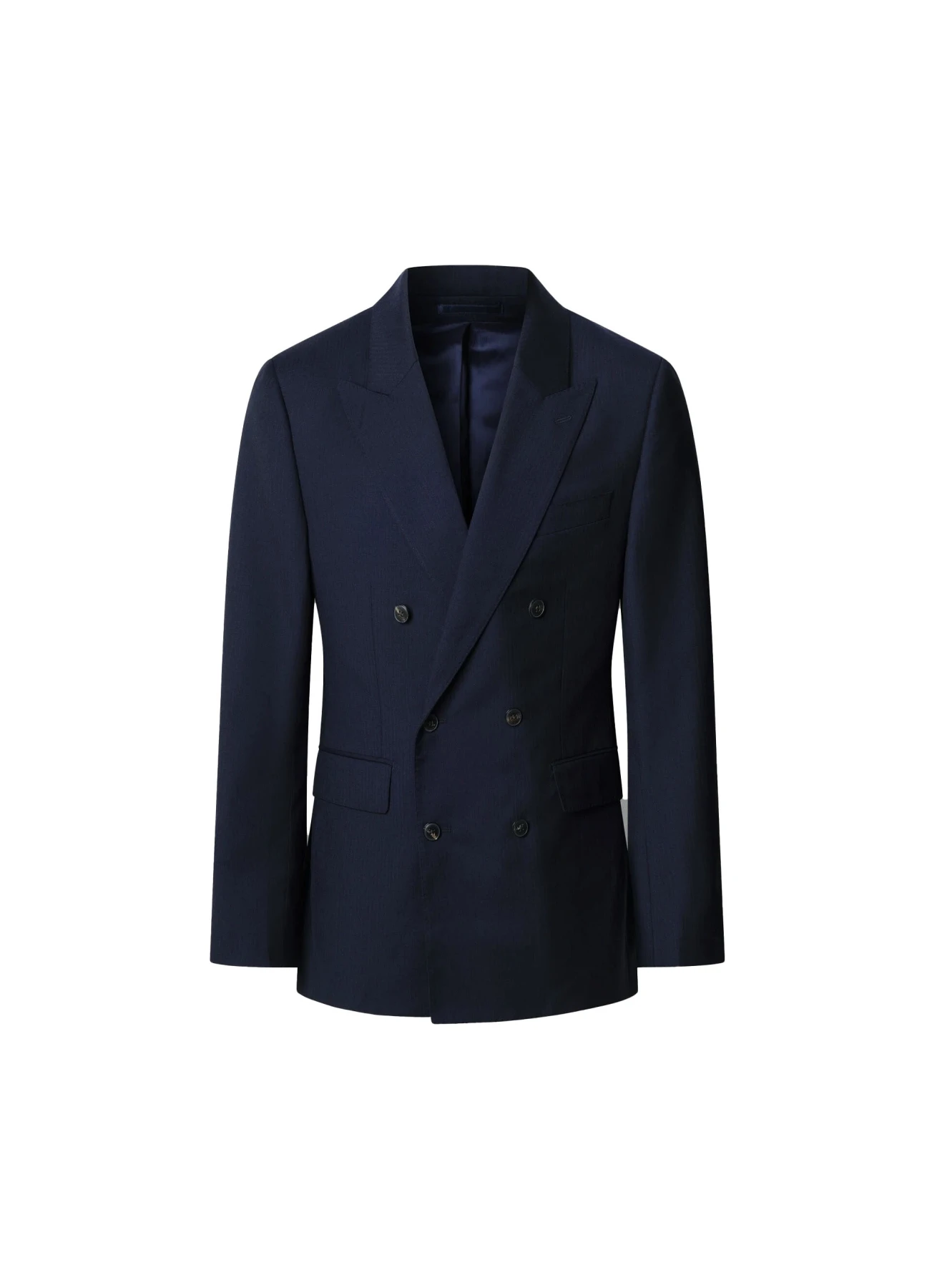 Wool Herringbone Double Breasted Suit Gallery