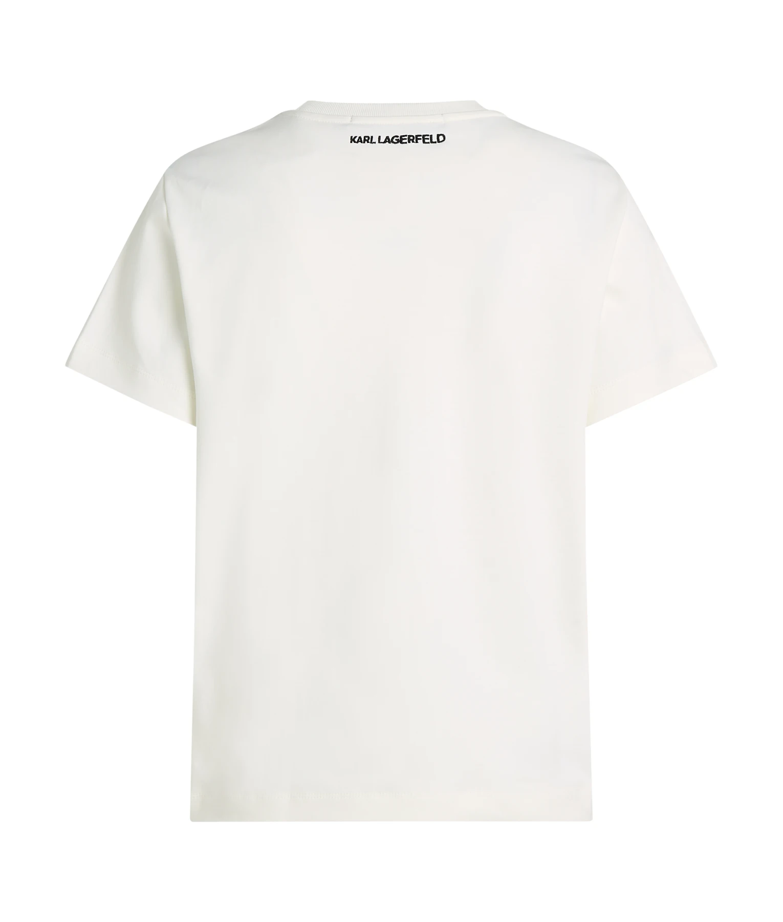 Cotton T-shirt with Due Logo Print Gallery