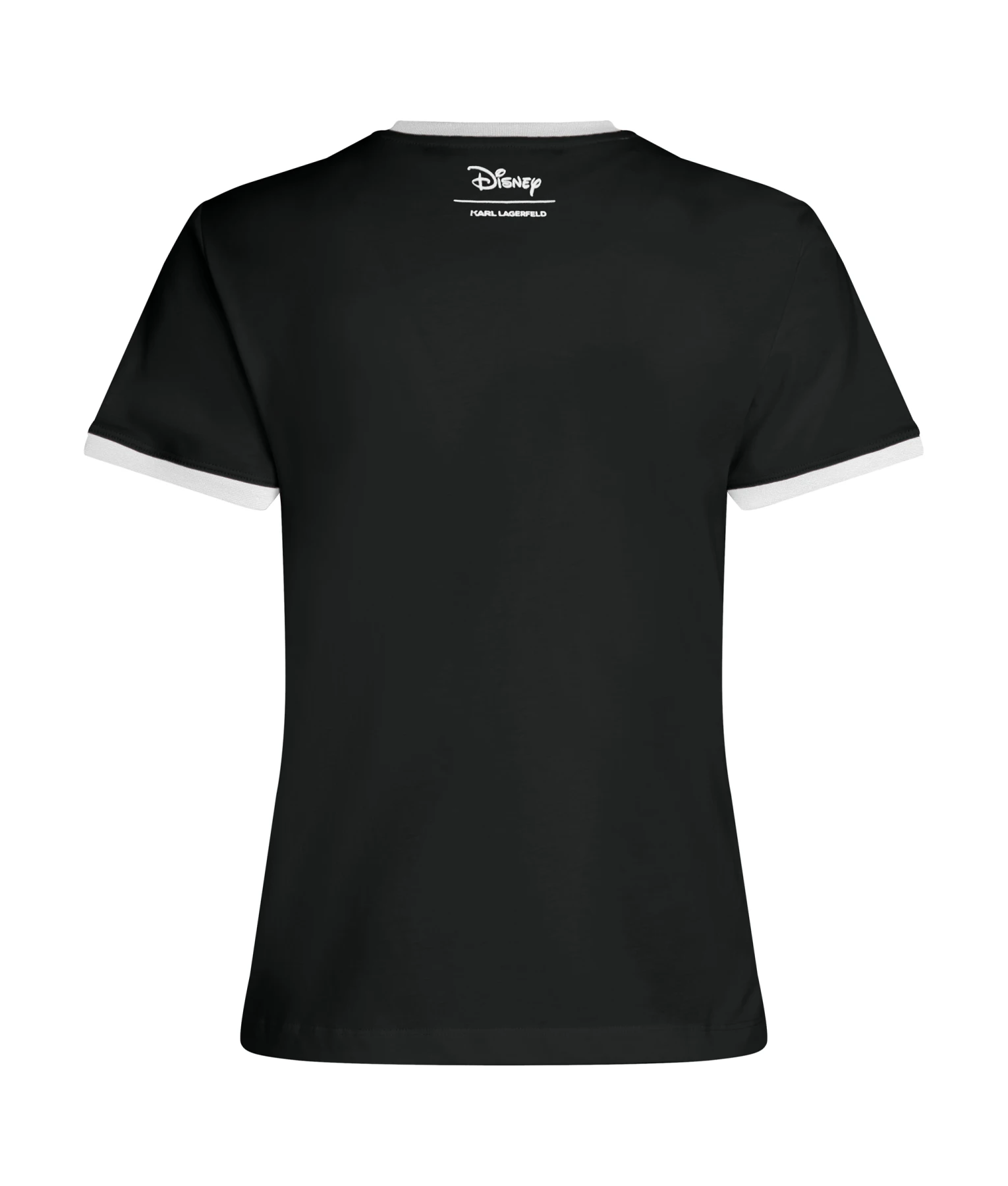 T-Shirt with Contrast Trim and Print Gallery