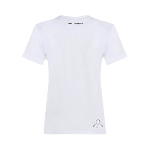 Graphic T-Shirt with Fashion Sketch Print Gallery