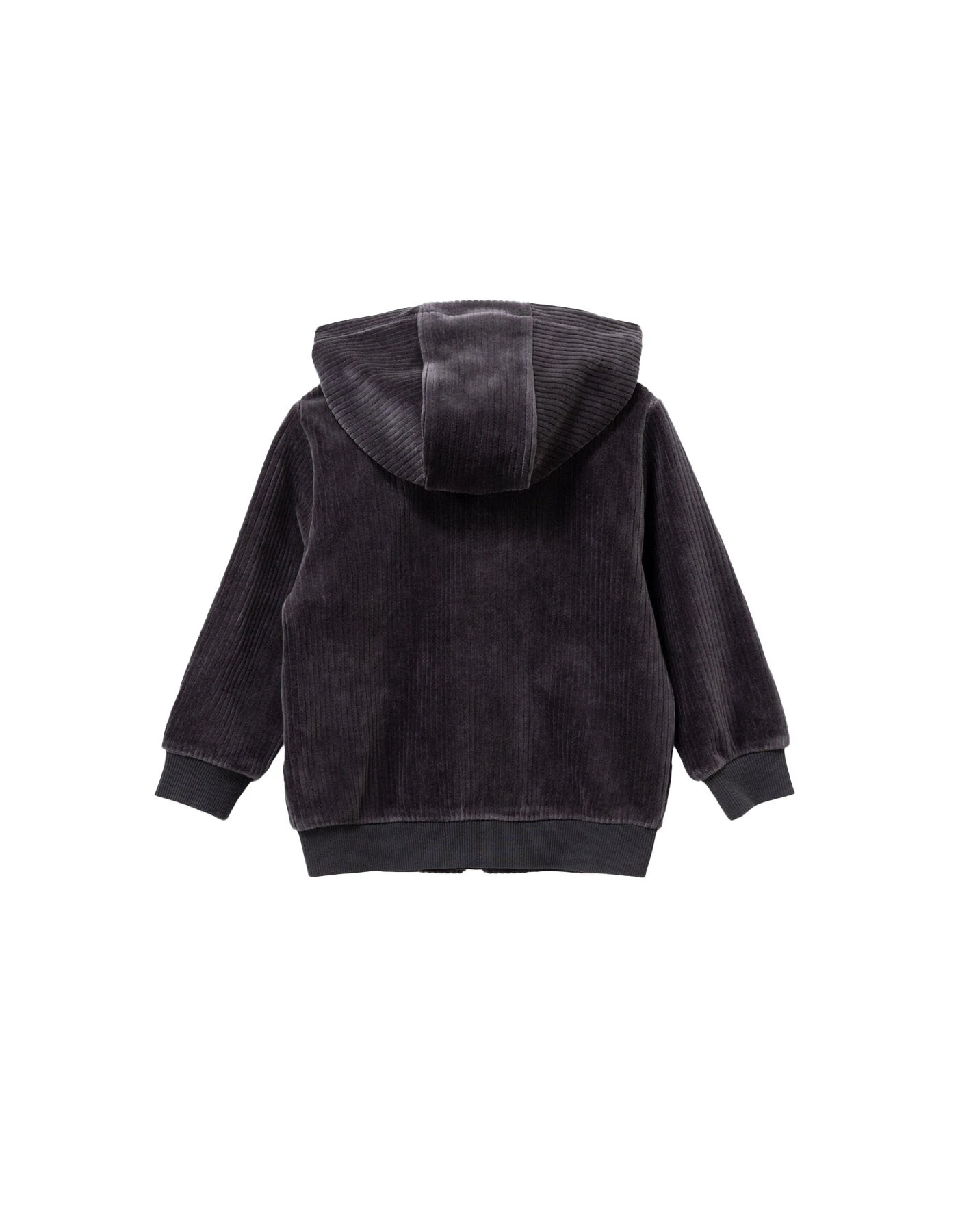 Corduroy Knit Hooded Cardigan Gallery