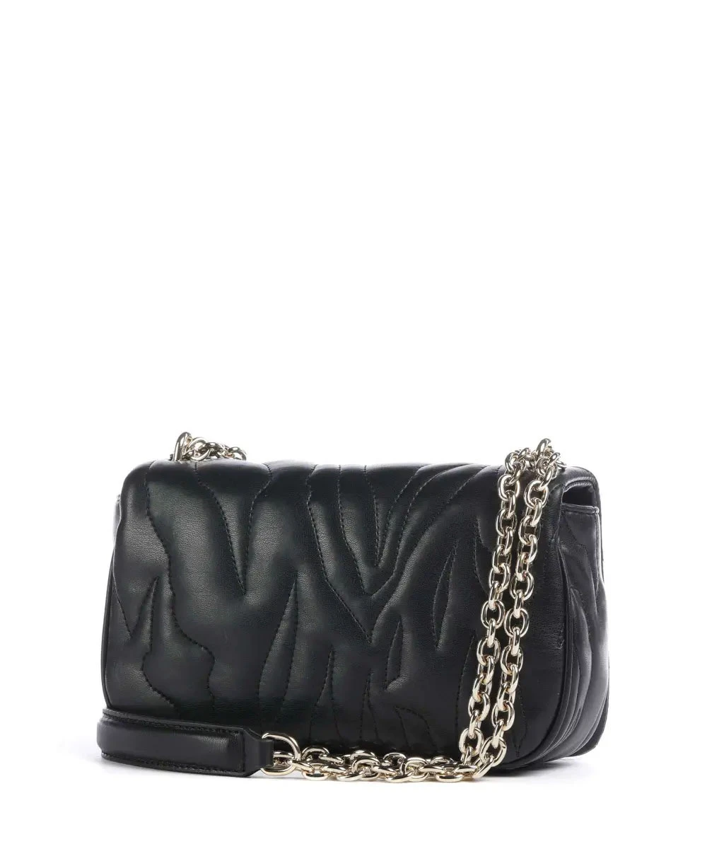 Quilted Leather Shoulder Bag with Chain Handles Gallery