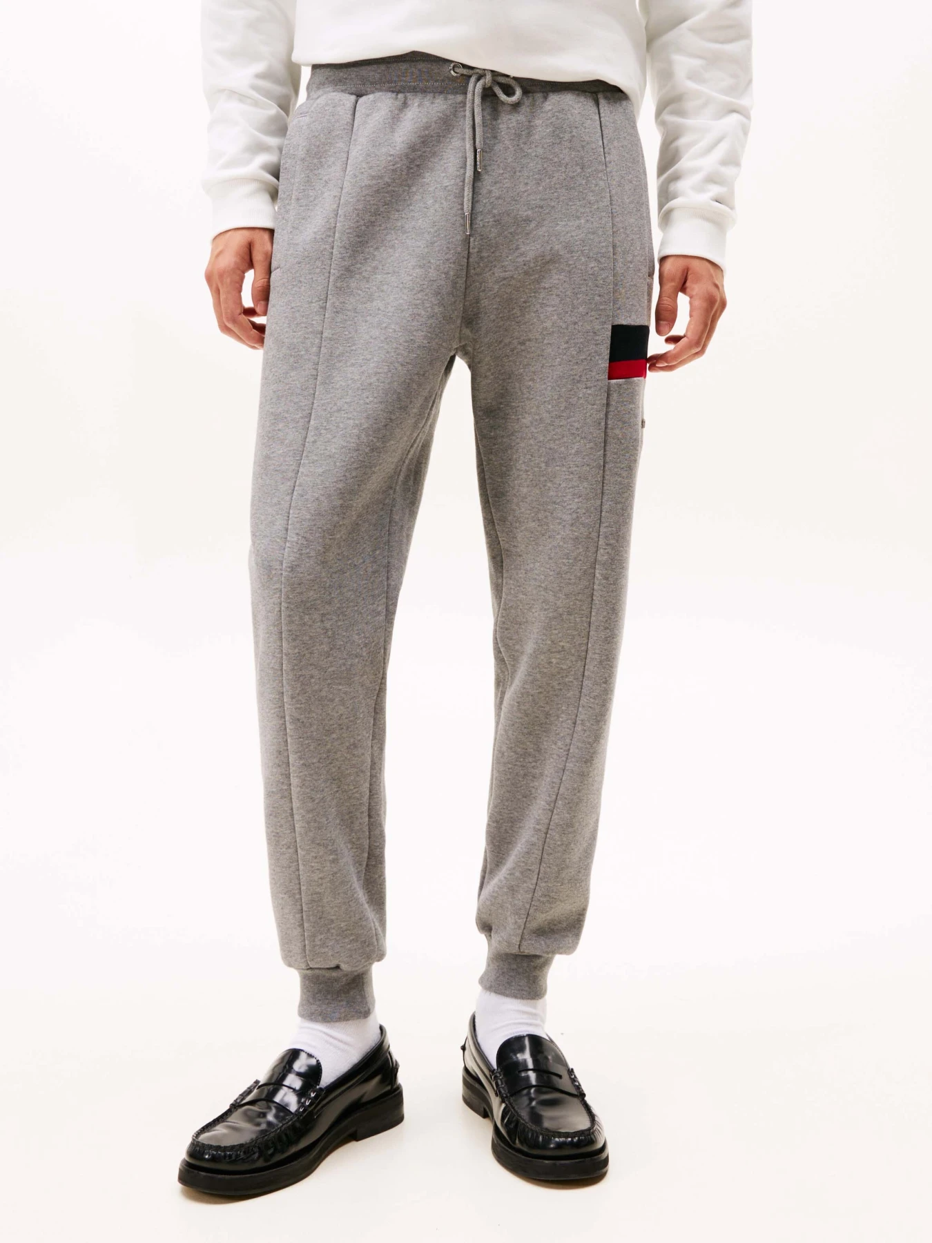 Colour-Blocked Fleece Cuffed Joggers Gallery