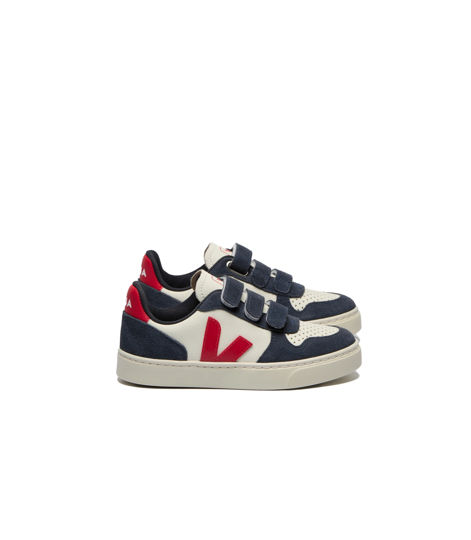 V-10 Kids B-Mesh Suede Velcro Sneakers - Kids Gallery