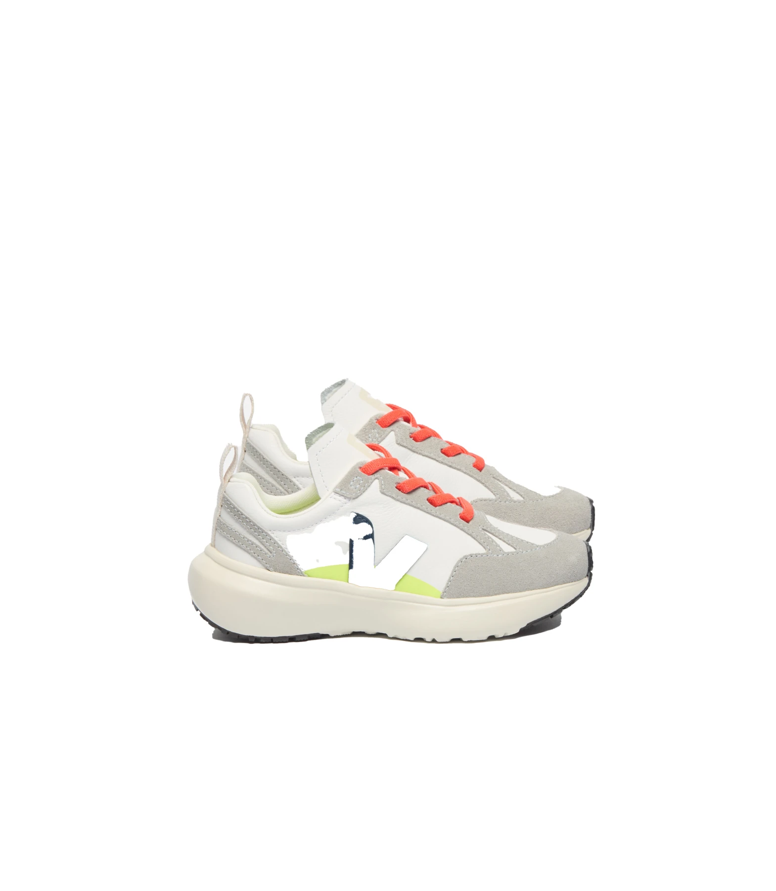 Canary Elastic Chunky Leather Sneakers - Junior Gallery