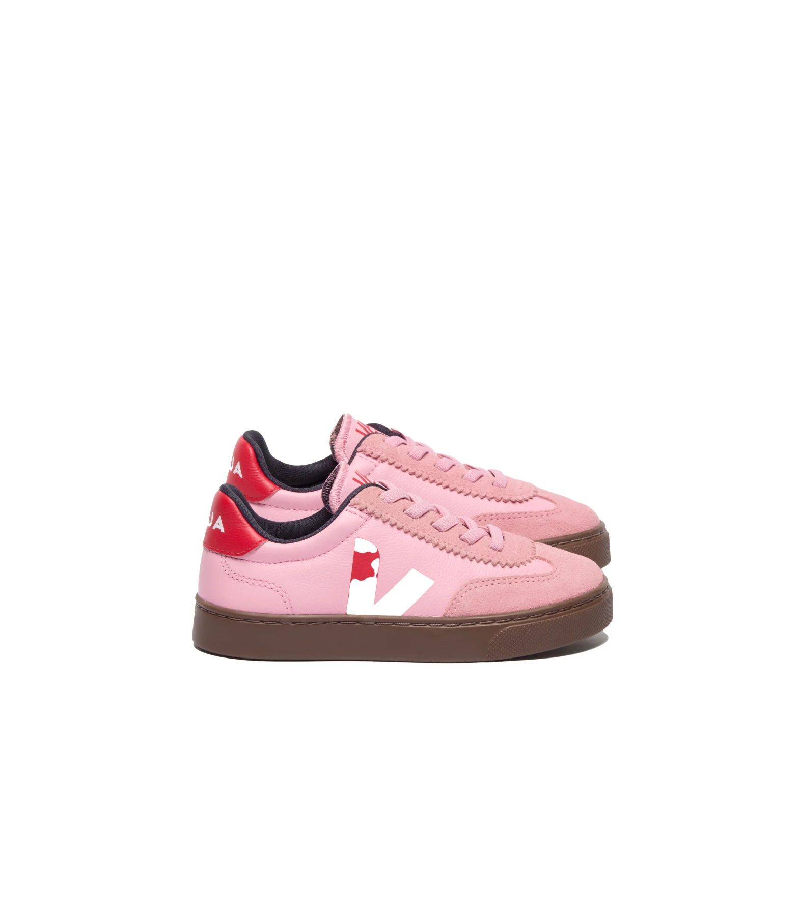 Volley Elastic Laces Leather & Suede Sneakers - Junior Gallery