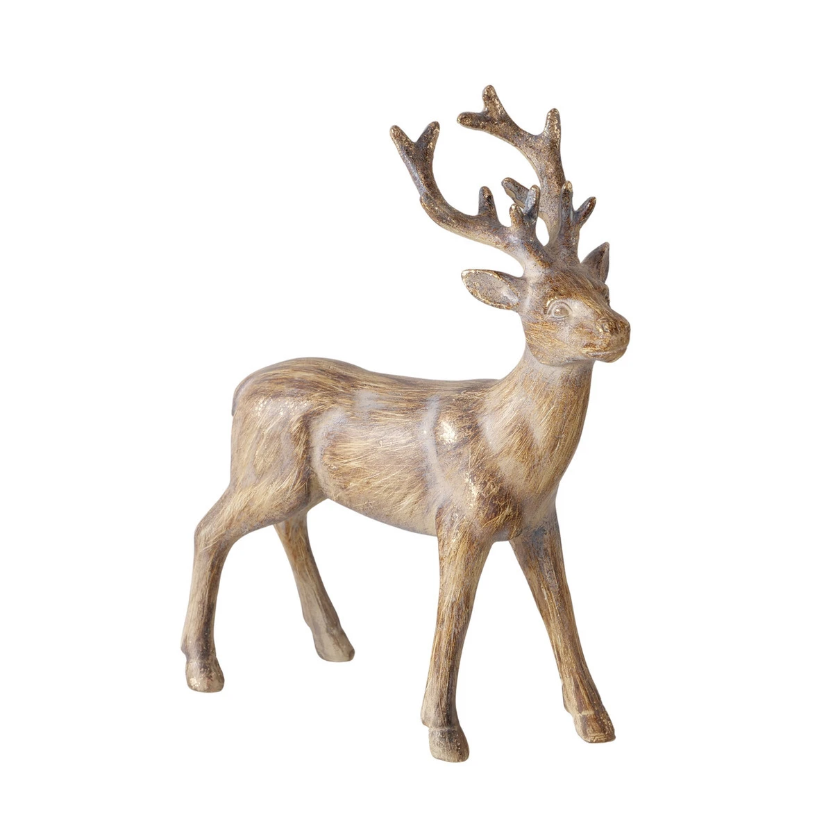 Figurine Pado, 2 ass., Deer, H 16 cm, Polyresin, Brown polyresin brown Gallery