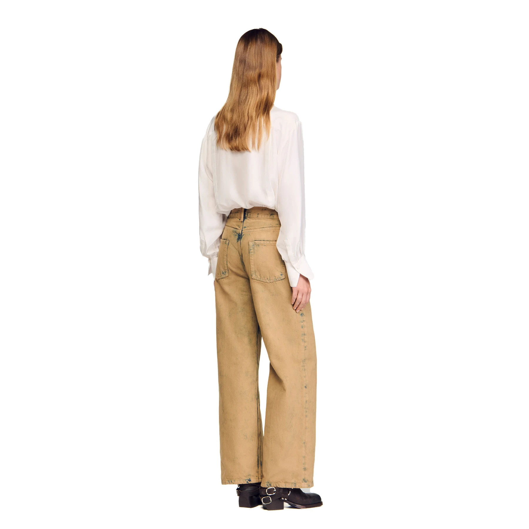 Faded Wide Leg Jeans Gallery