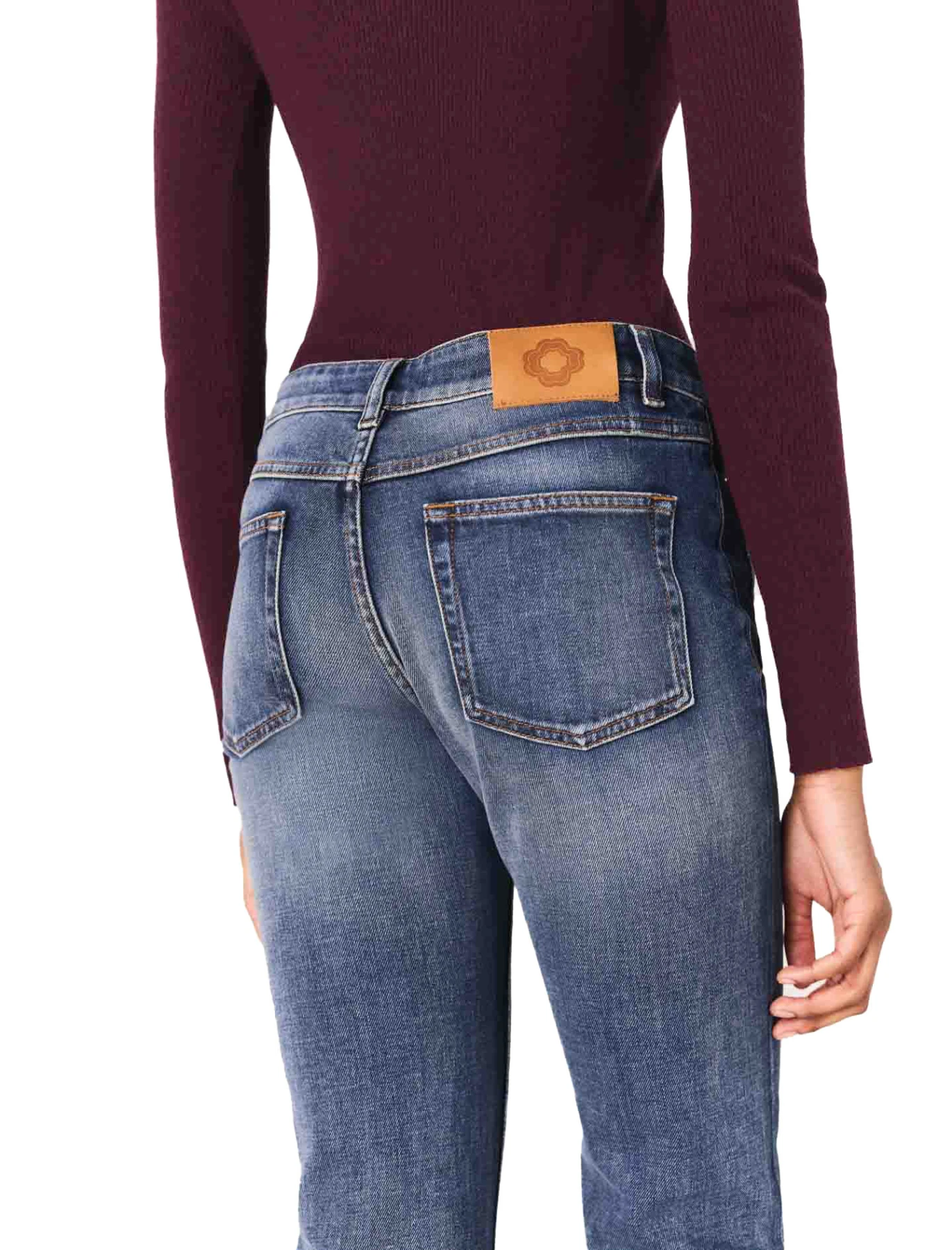 Bootcut Jeans with Zip Pockets Gallery