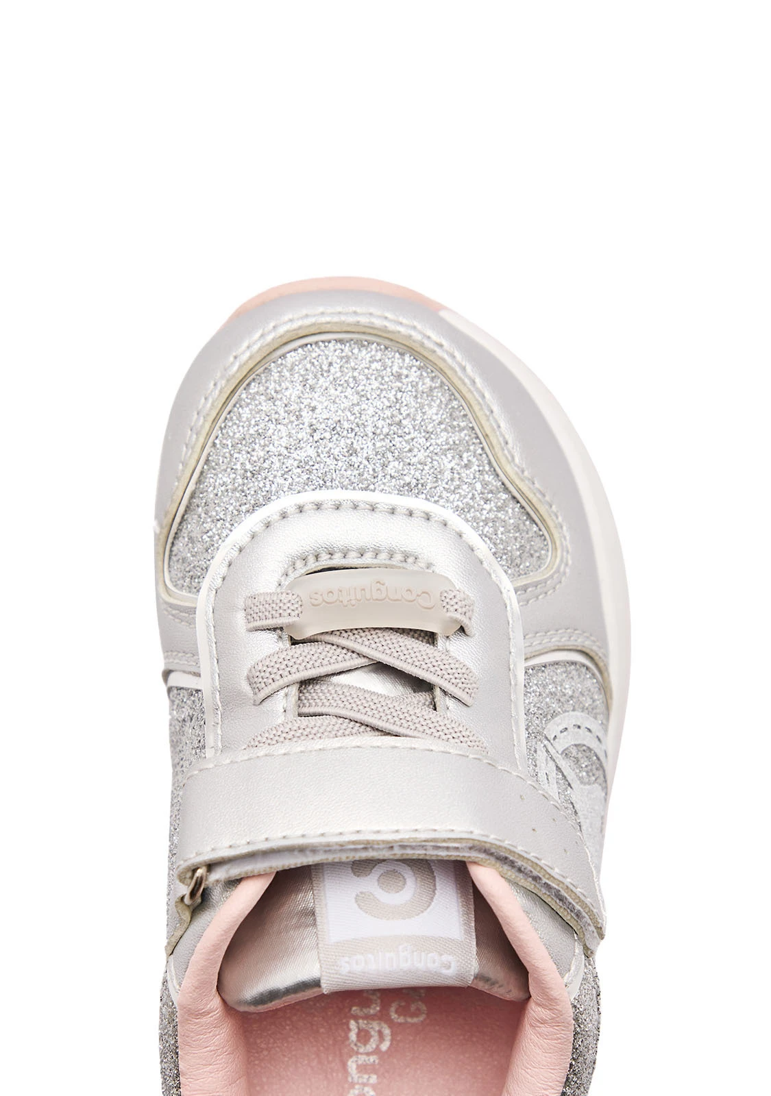 Metallic Sneaker with Velcro Strap and Light-Up Sole Gallery