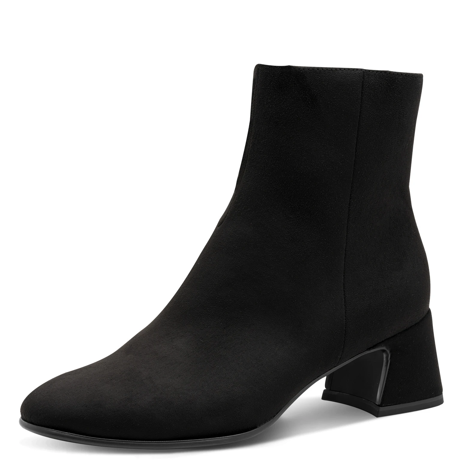 Suede Effect Block Heel Ankle Boot Gallery