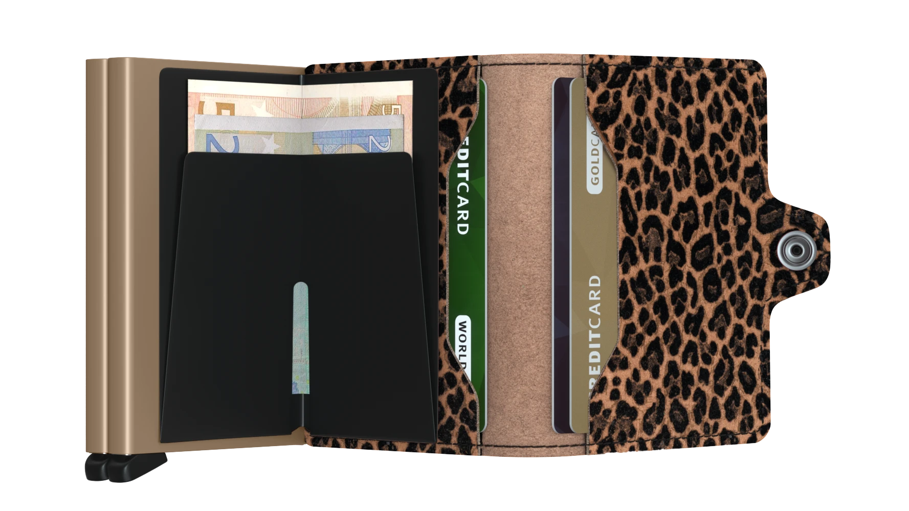 Leo Print Twin Wallet Gallery