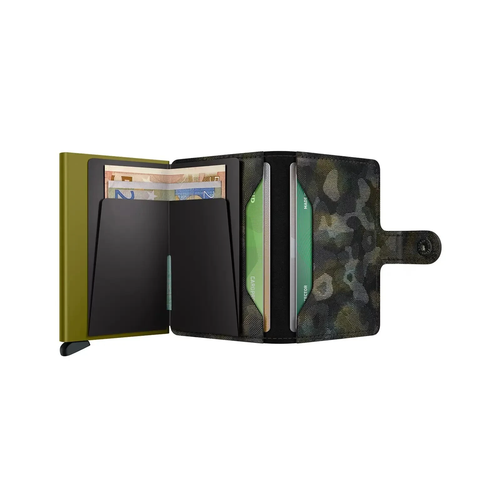Leather Mini Wallet Jungle Moss Gallery