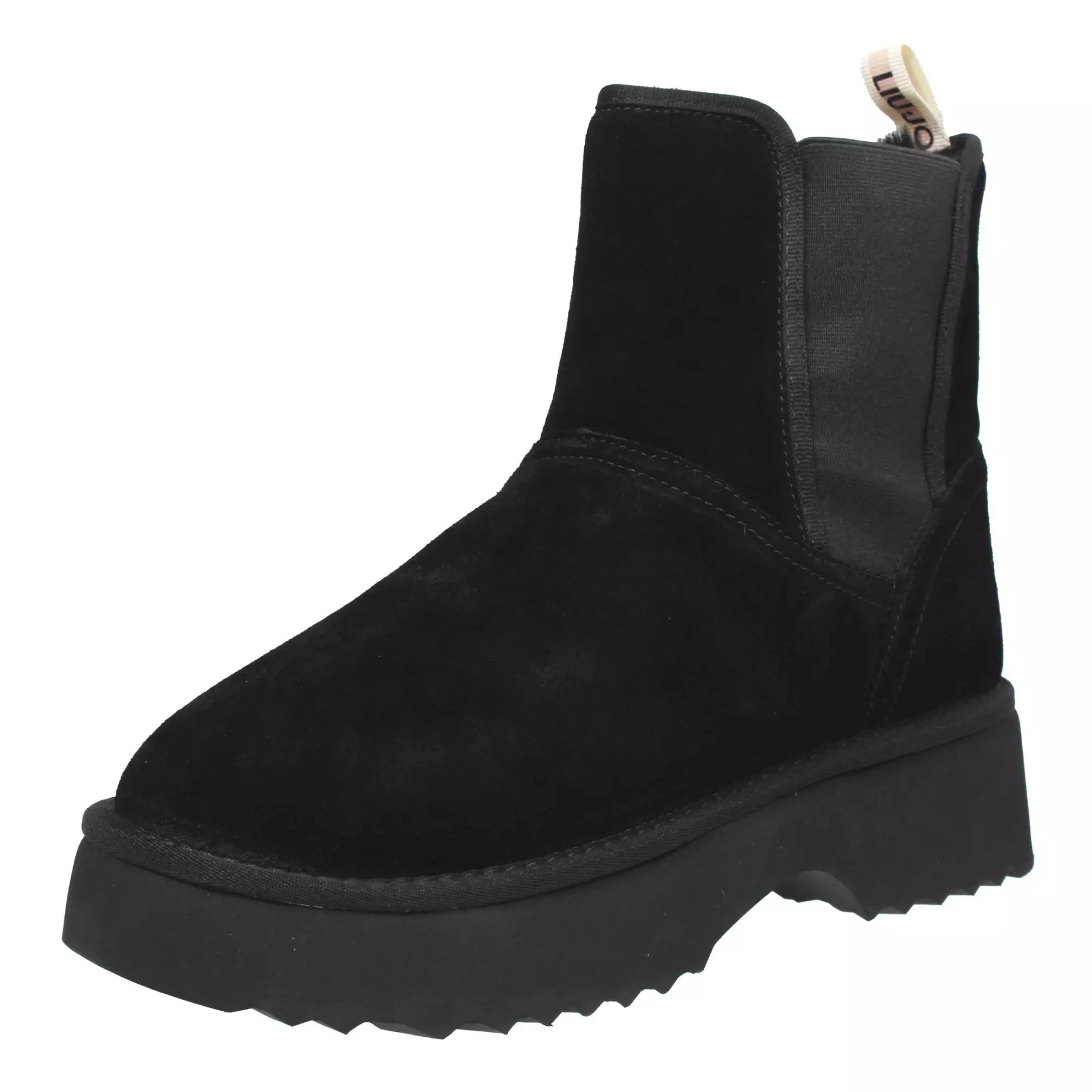 Suede Platform Chelsea Boots Gallery