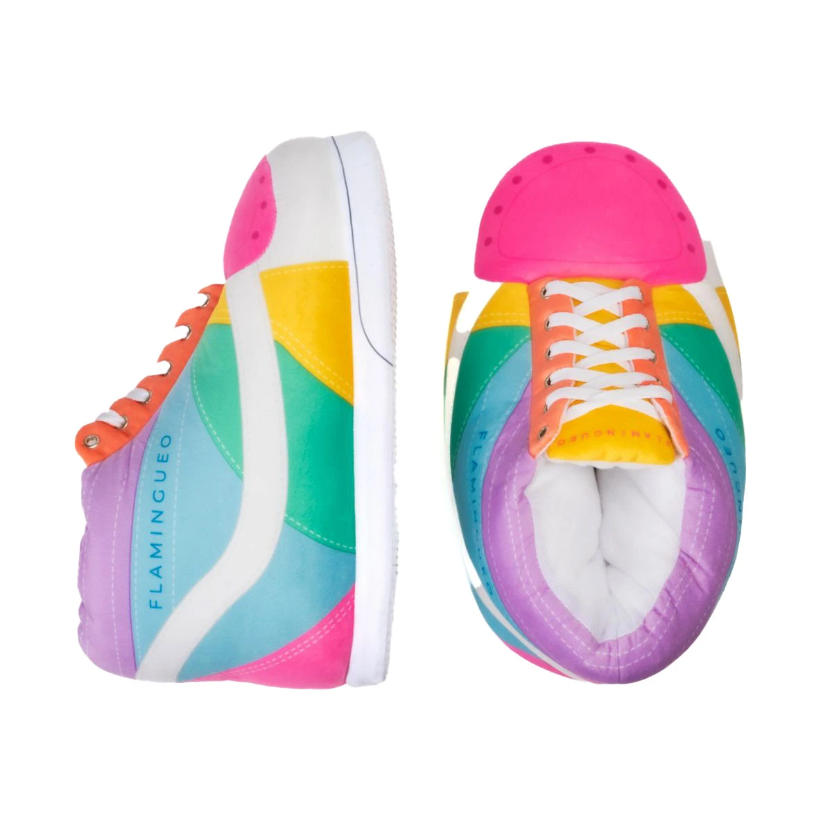 Multi-Color High-Top Sneaker Slipper Gallery