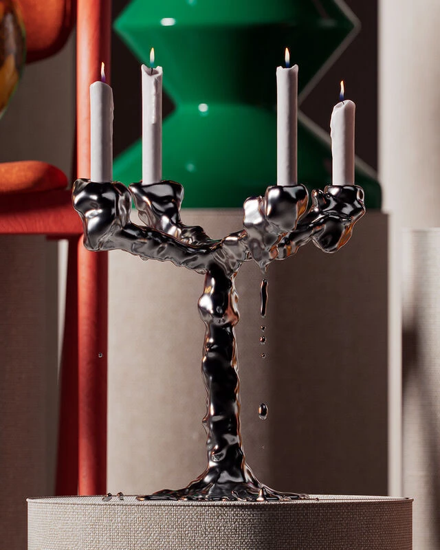 Drip Candle Holder 4-Arms Gallery