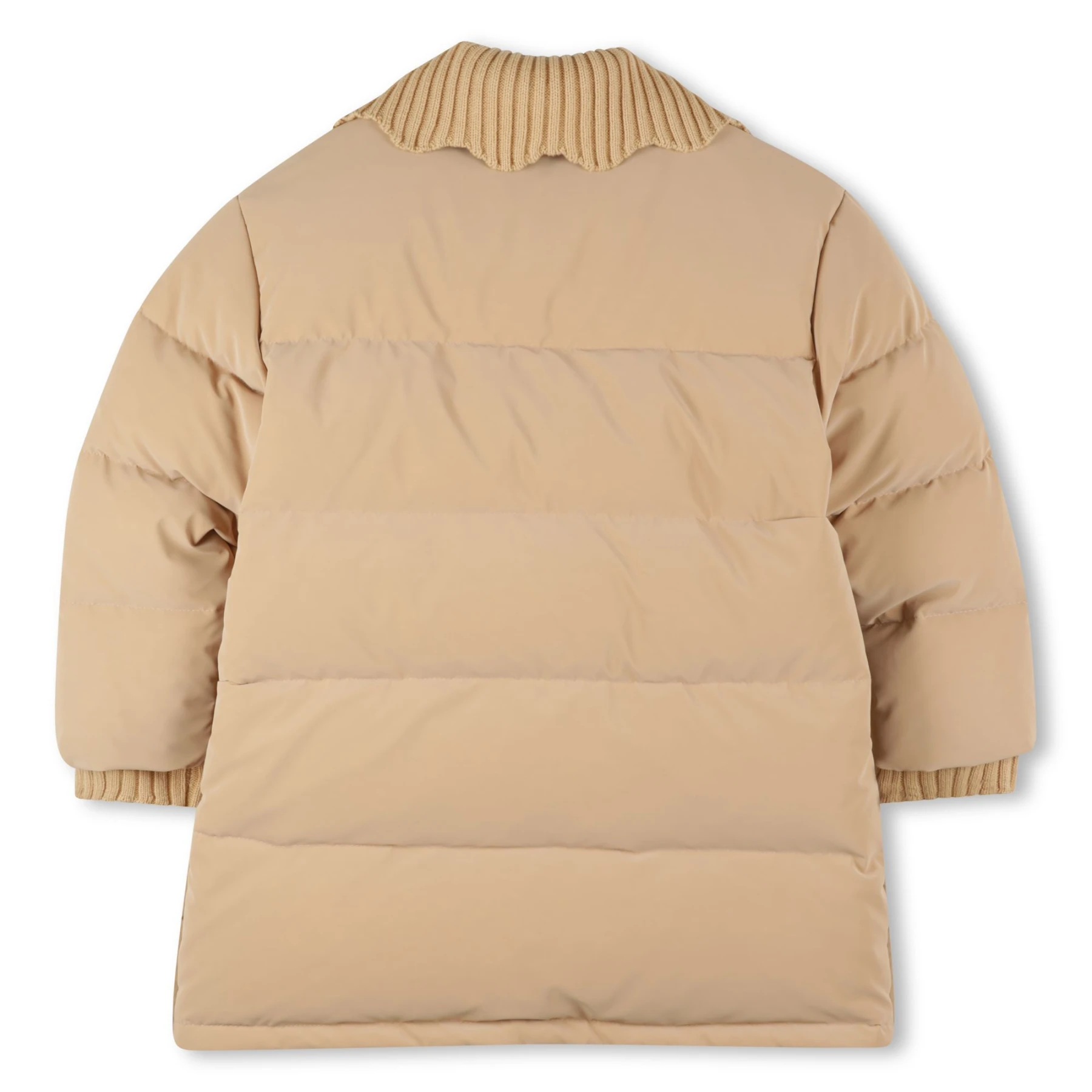 Mid-length Down Puffer Jacket with Peachskin Aspect - Kids Gallery