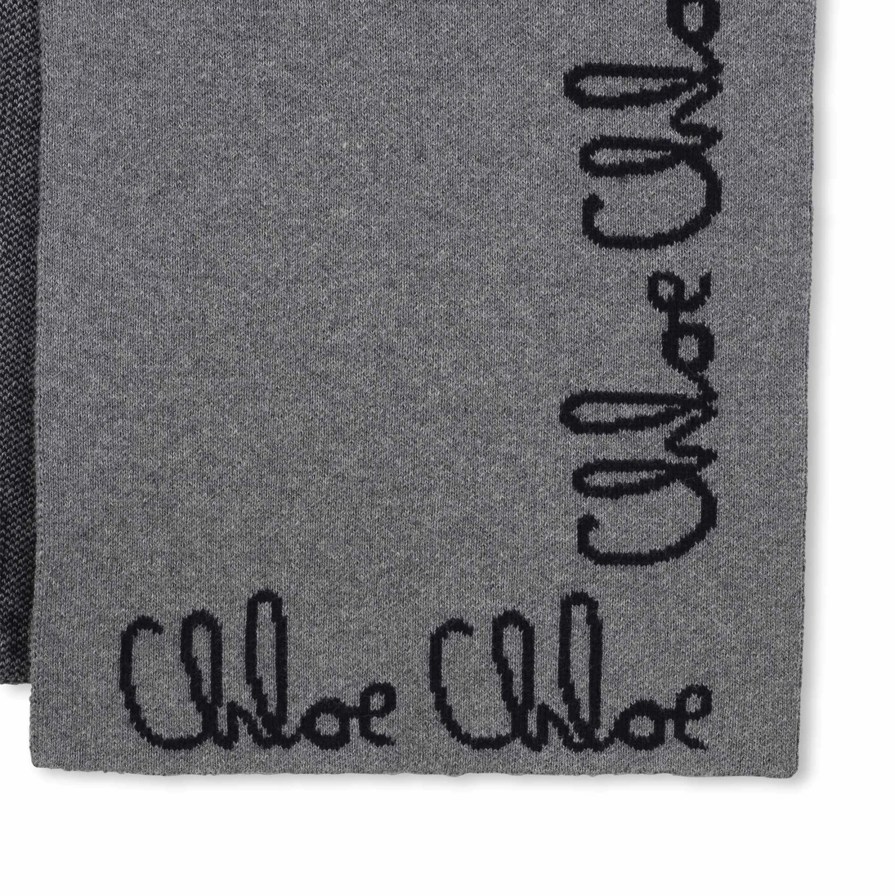 Knitted Scarf with Jacquard Chloé logos Gallery