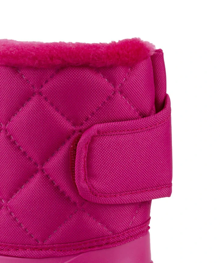 Quilted Winter Boots with Easy Fasten Strap Gallery