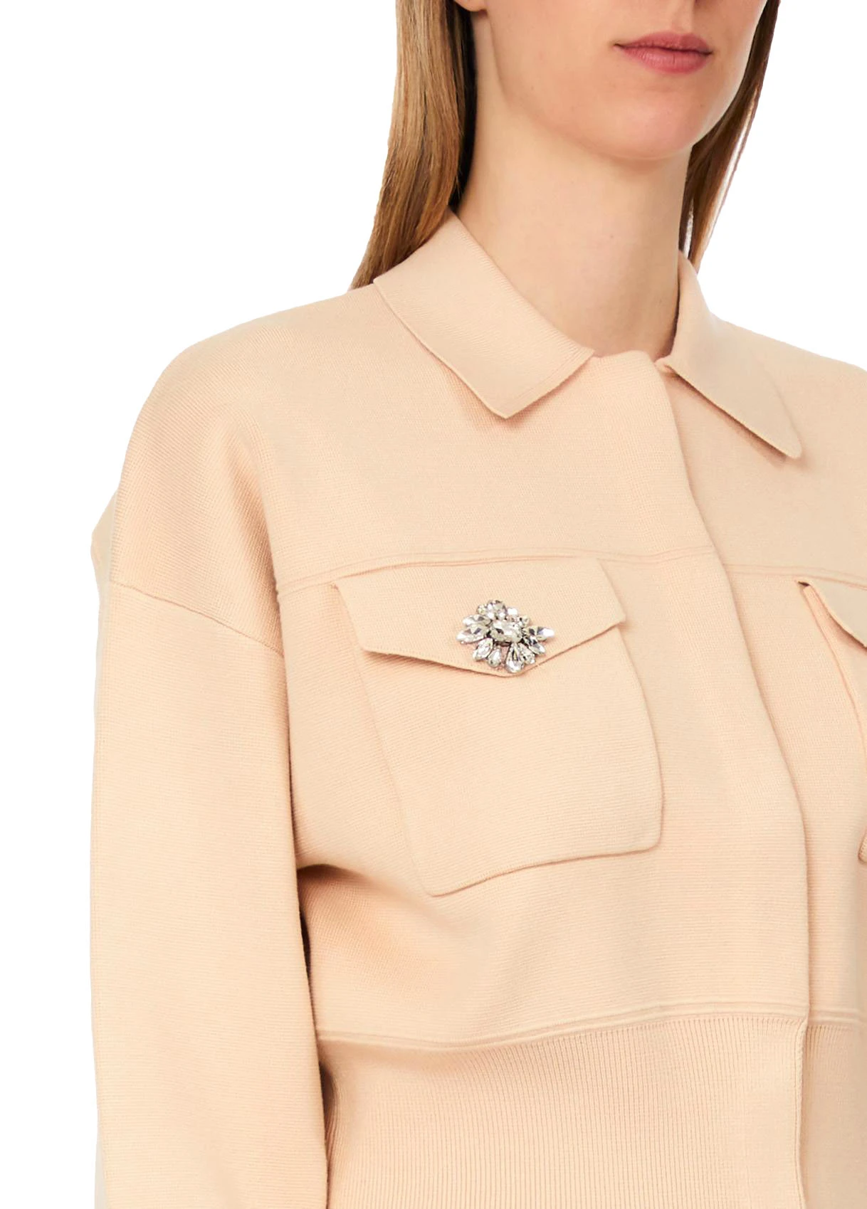 Knit Jacket with Bejewelled Buttons Gallery