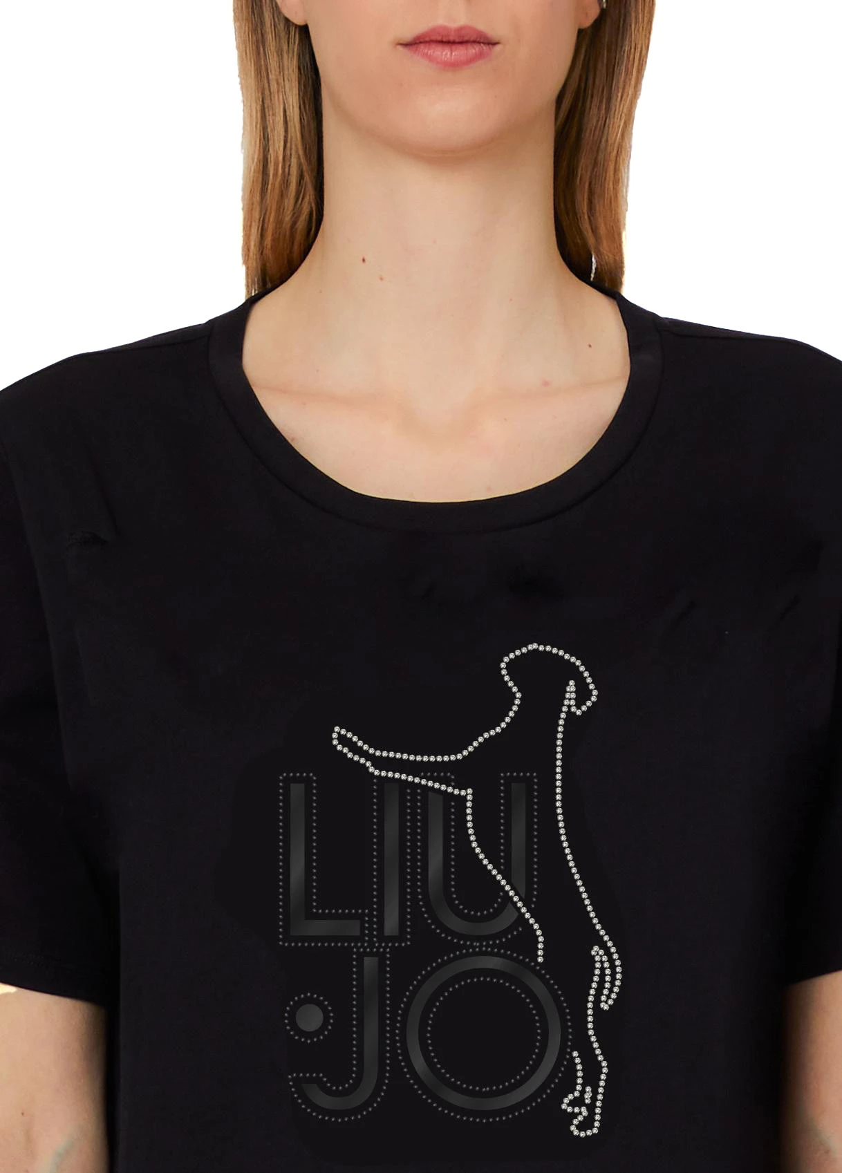 T-shirt with a Crystal-embellished Gallery