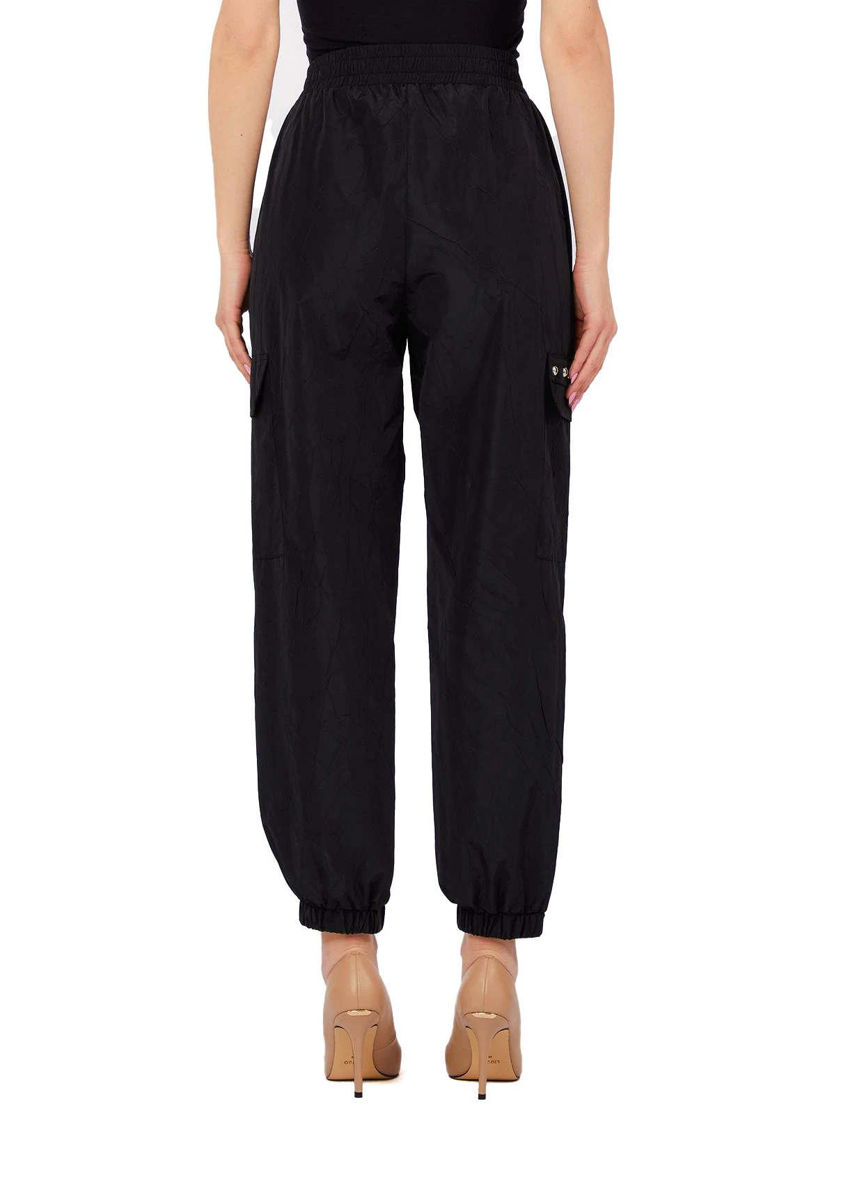 Cargo Pants with Silver Studs on Pockets Gallery