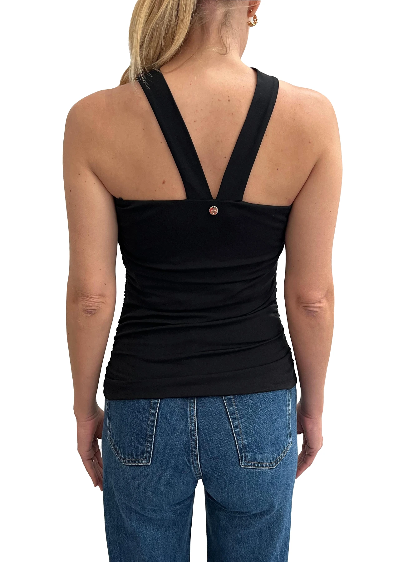 Halter Neckline Top with Ring Detail Gallery