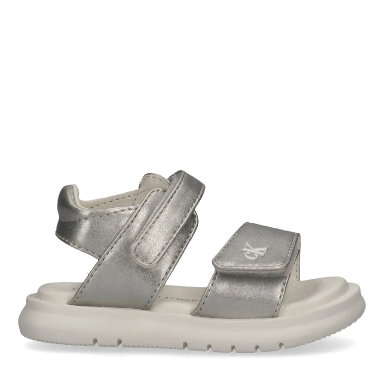 Kids Girls Double-Strap Metallic Sport Sandals Gallery