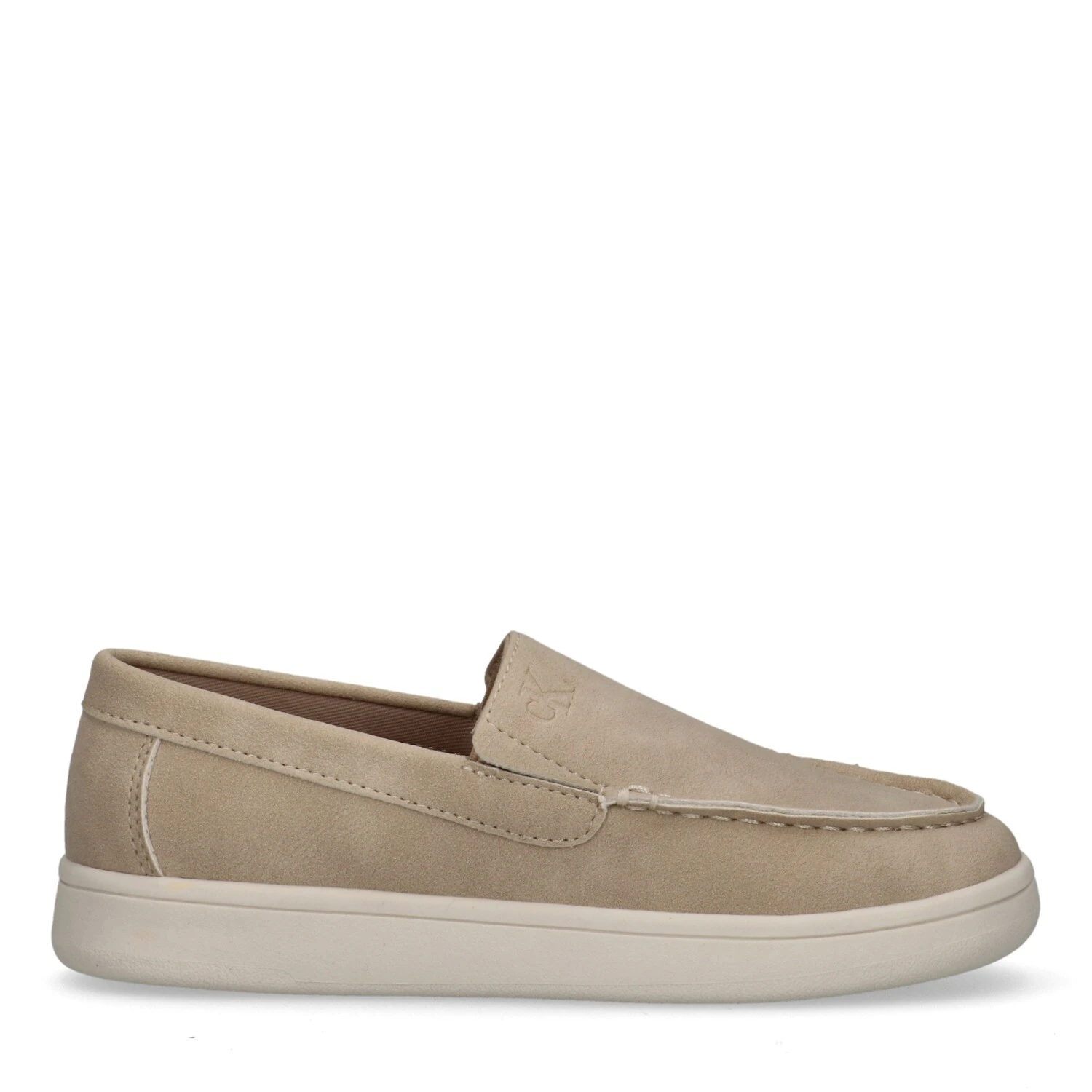 Suede-Style Slip-On Loafers - Gallery