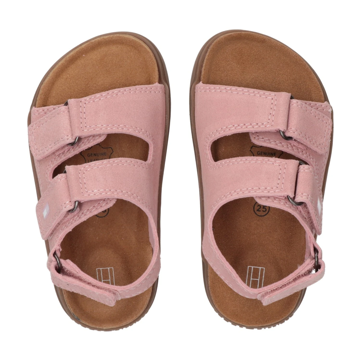 Suede Double-Strap Sandals Gallery