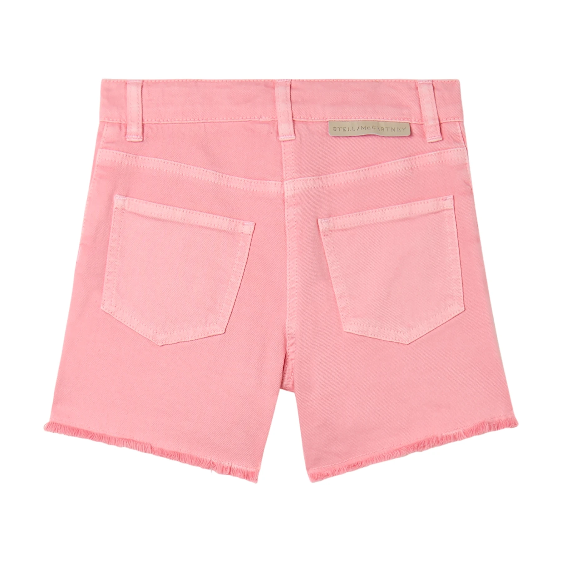 Pink Tulip Embroidered Denim Shorts Gallery