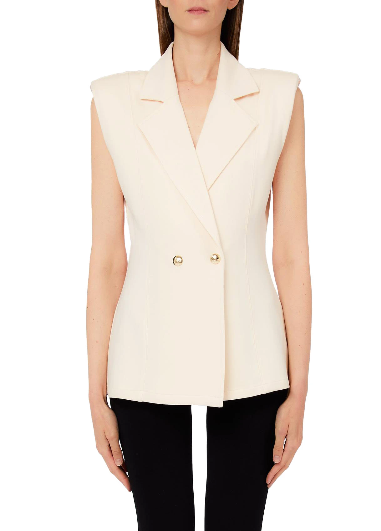 Vest with Padded Shoulders Gallery