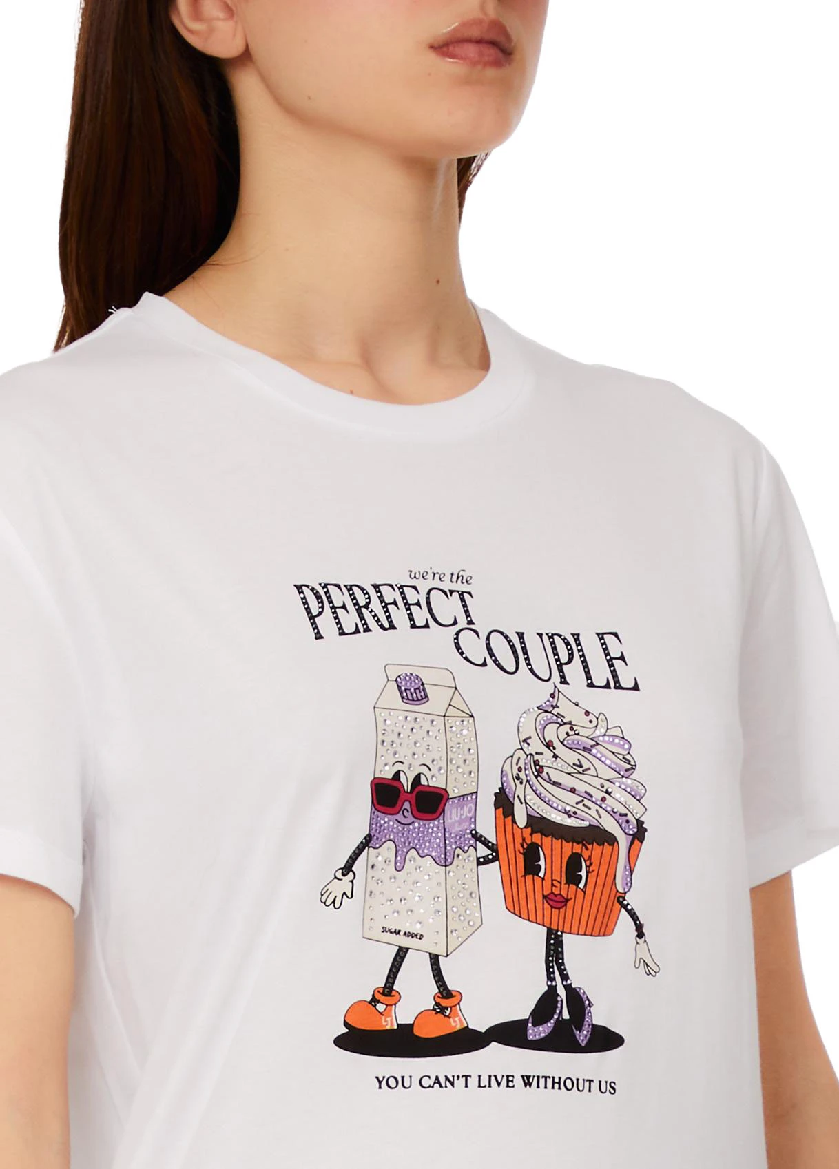 Regular-fit Short Sleeve T-shirt with Print and Appliqués Gallery