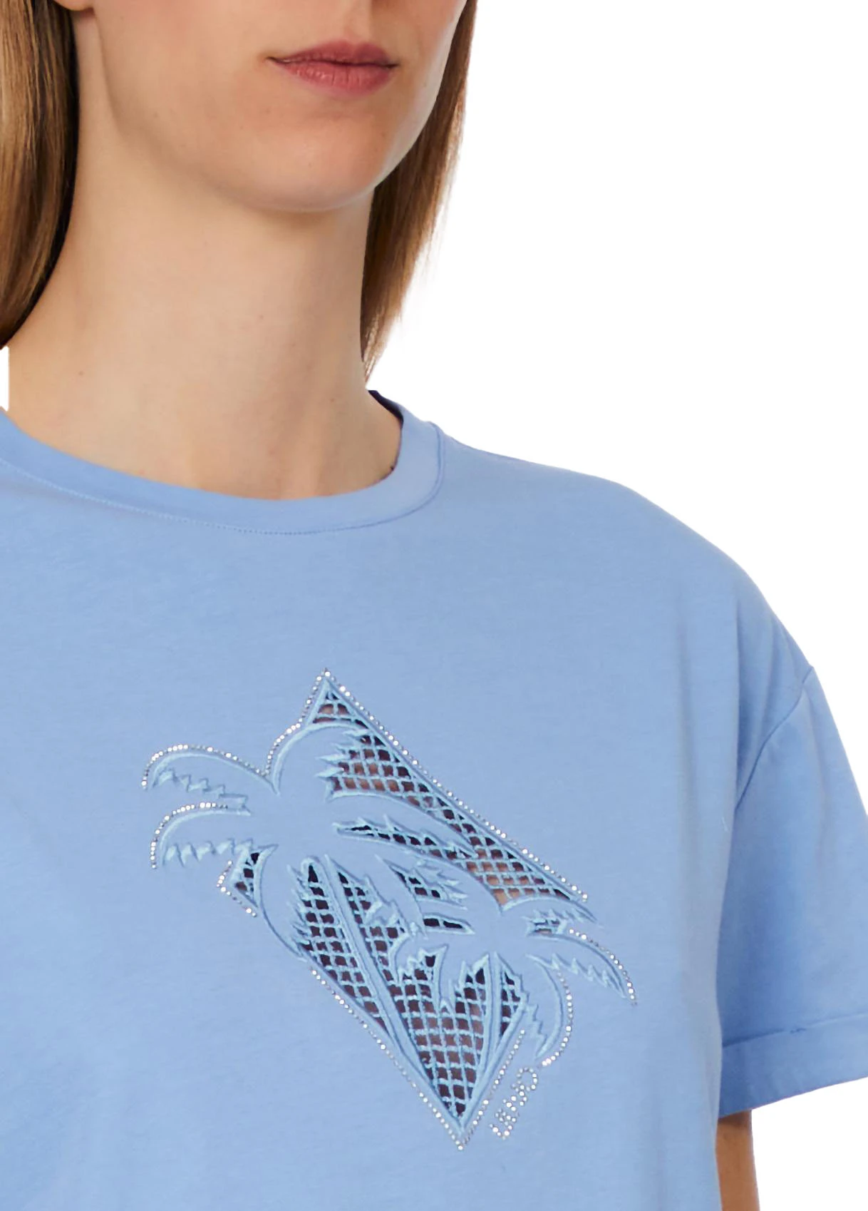 Short Sleeve T-shirt with Appliqués Gallery