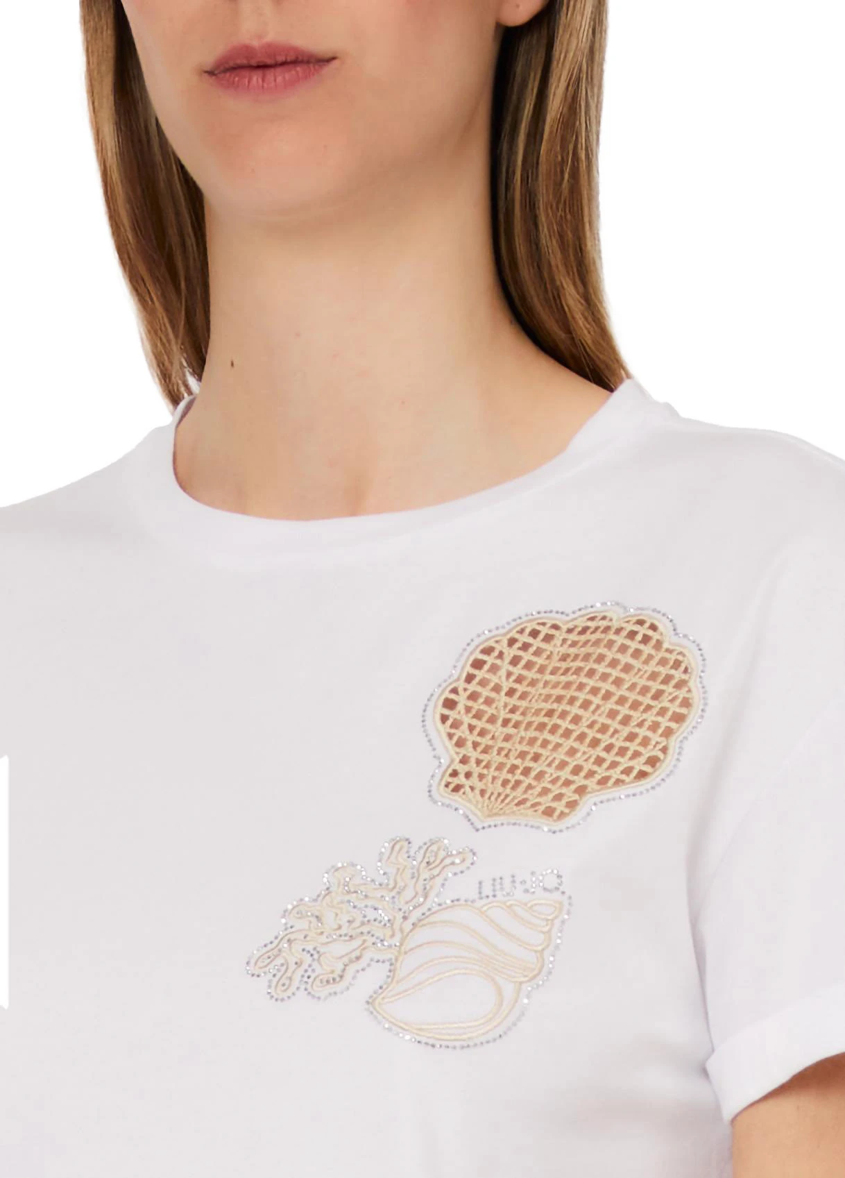 Short Sleeve T-shirt with Appliqués Gallery